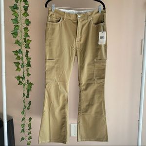 Urban Outfitters BDG Lia Twill Contrast Stitch Flare Pant